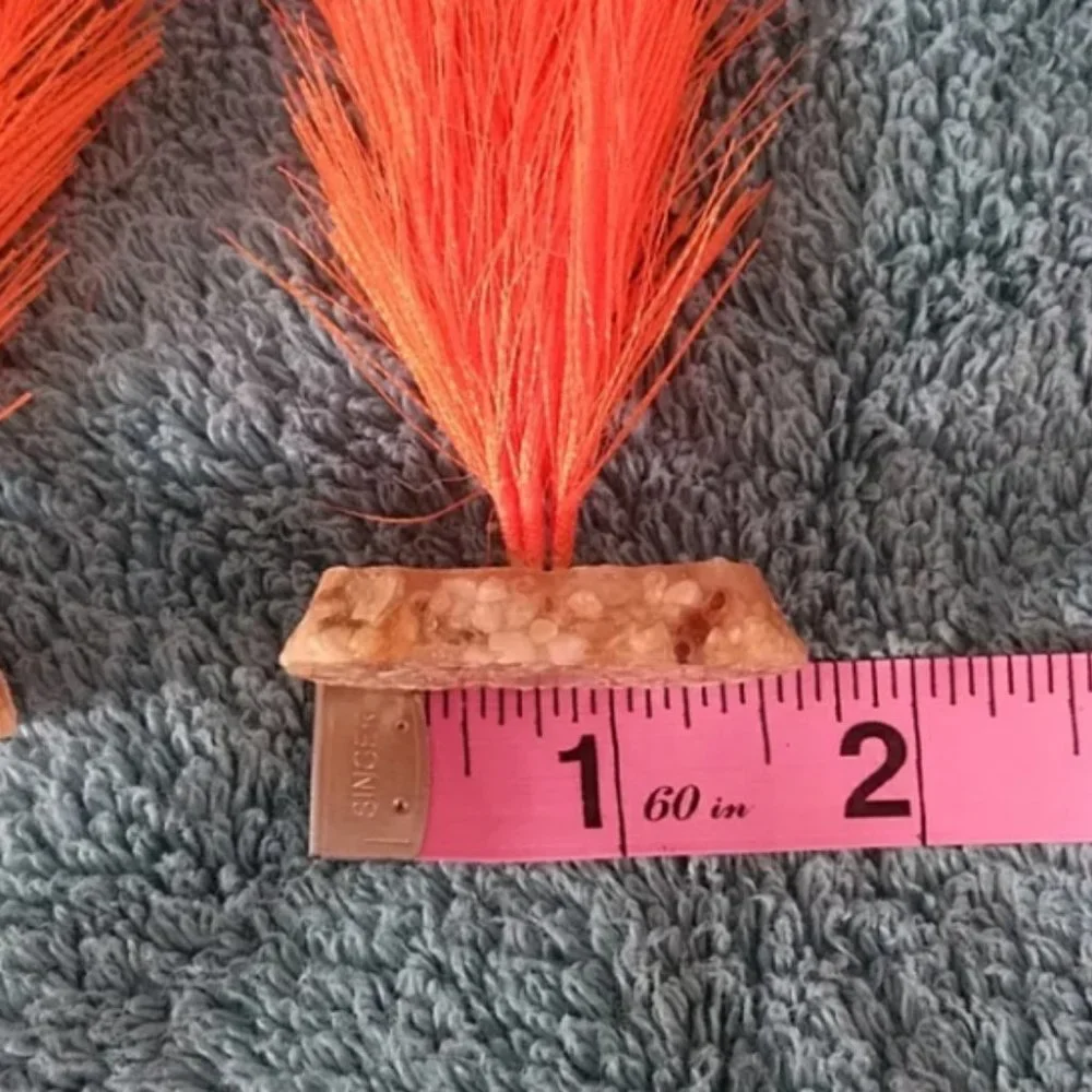 Orange Aquarium Standing Plants